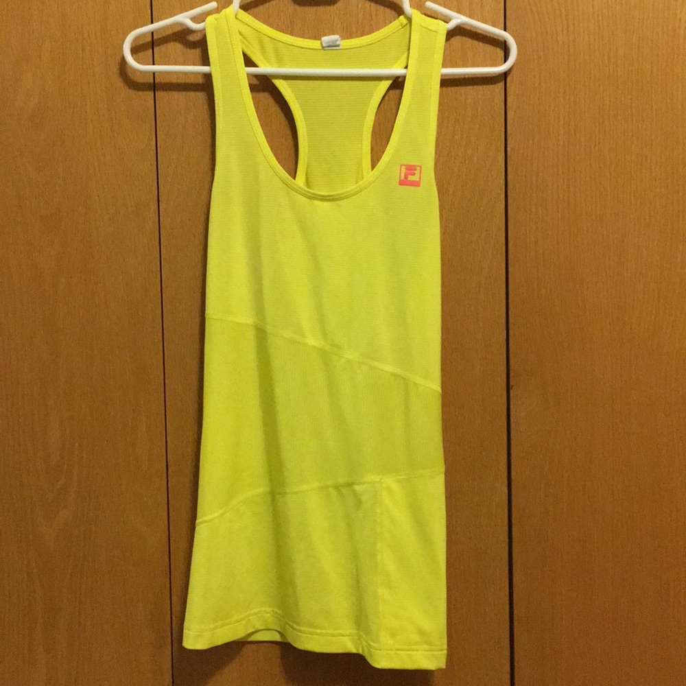 Neon workout tank